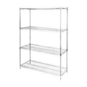 REDDHOTT 6018S3 - 4 Tier Stainless Steel Shelving 152 cm