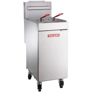VULCAN LG300 - Gas Fryer Single Well 18 Lt with Cabinet