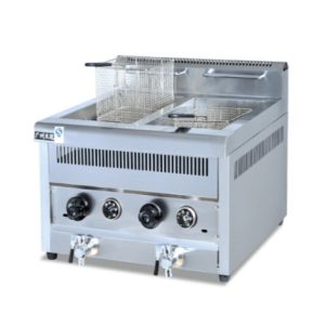 Counter Top Gas 2 Tank 2 Basket Fryer