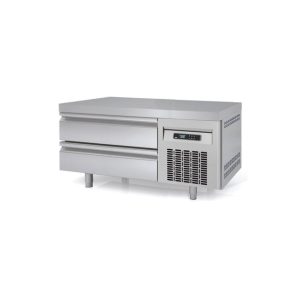 Docriluc DKBR-47 - Stainless Steel Low Boy Refrigerated Counter 2 Drawers