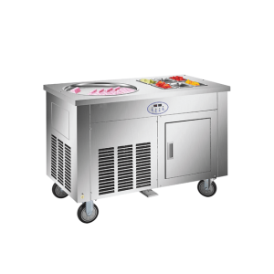 Flat Pan Fry Ice Cream Machine