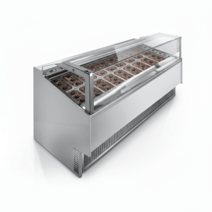 Frigomeccanica TWIN 18 - Ice Cream Showcase 18 Flavors Low Glass