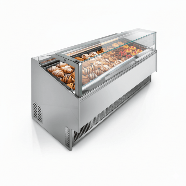 Frigomeccanica TWIN 2150 - Pastry Showcase High Glass