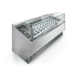 Frigomeccanica TWIN 18 - Ice Cream Showcase 18 Flavors High Glass