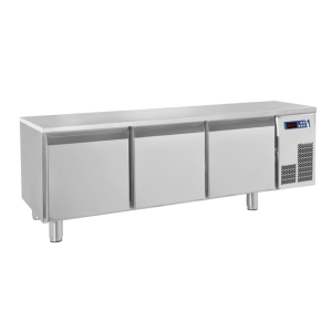 Friulinox SNR 40/3 - 3 Doors Stainless Steel Low Boy Refrigerated Counter
