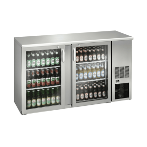Gamko ECO/22GMUCS - S/S Back Bar Cooler 2 Hinged Door