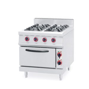 Linkrich ZH-TQ-4 - Gas Range 4-Burner with Electric Oven