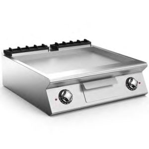 MARENO NFT78EL - Electric Fry-Top with Two Smooth Sloping Hotplate