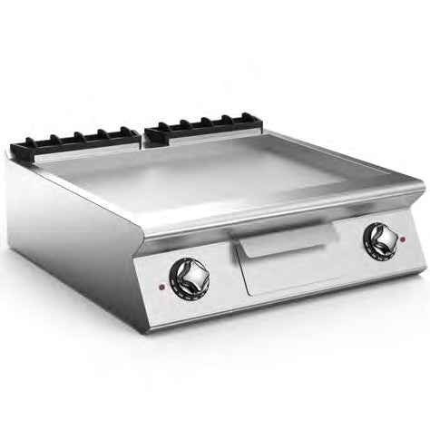 MARENO NFT78EL - Electric Fry-Top with Two Smooth Sloping Hotplate
