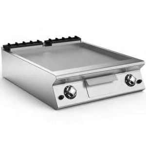 MARENO NFT98GL - Gas Fry-Top with Two Smooth Sloping Hotplate