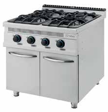 TURHAN TC.90CG800 - 4 Burners Gas Cooker with Cupboard
