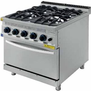 TURHAN TC.9KG800 - 4 Burners Gas Range with Oven